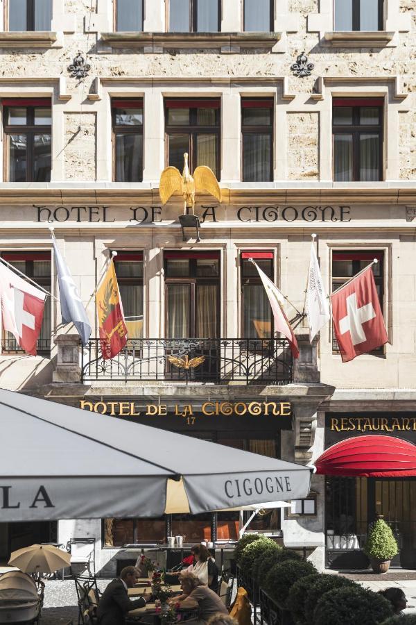 Hotel De La Cigogne Geneva Exterior foto